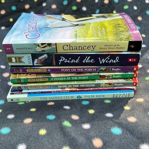 Set of 6 horse novels